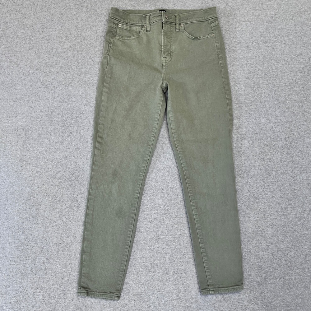 Gap‎ Jeans Womens 28 Green True Skinny High Rise Stretch Modern Denim